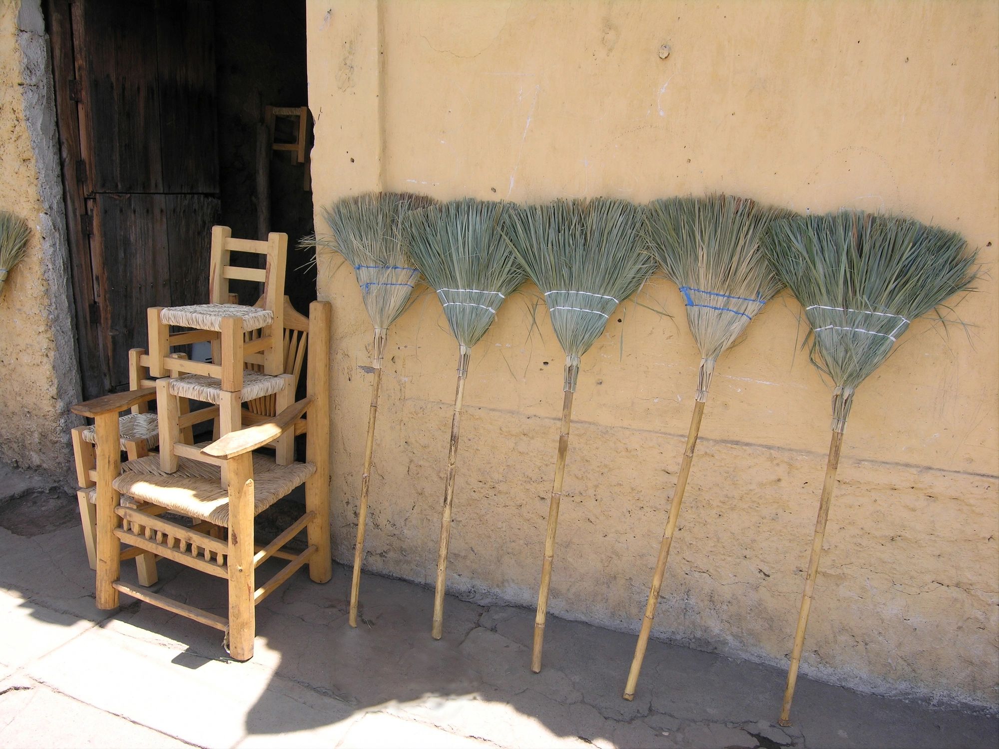 Rustic handmade décor in a warm setting